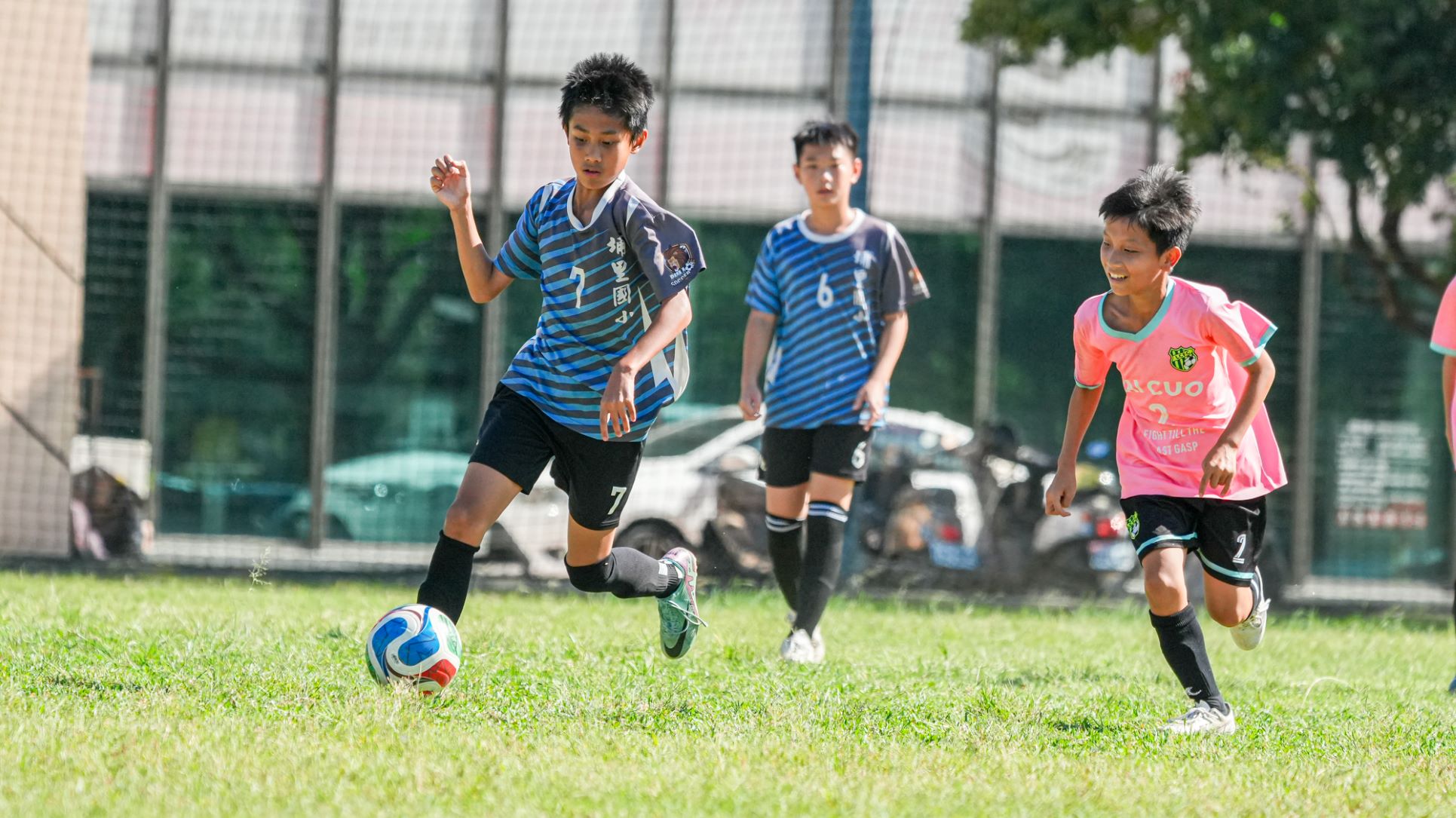 埔里小獅王(藍)如今全隊從一年級到六年級已達60人（圖：台灣山葉機車提)